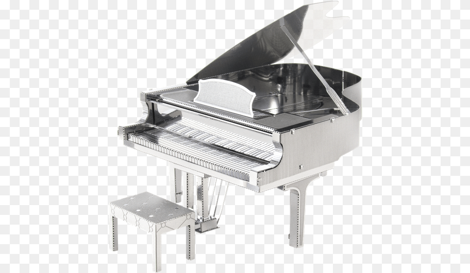 Metal Earth Instruments Fascinations Metal Earth 3d Laser Cut Model Grand, Grand Piano, Keyboard, Musical Instrument, Piano Free Png Download