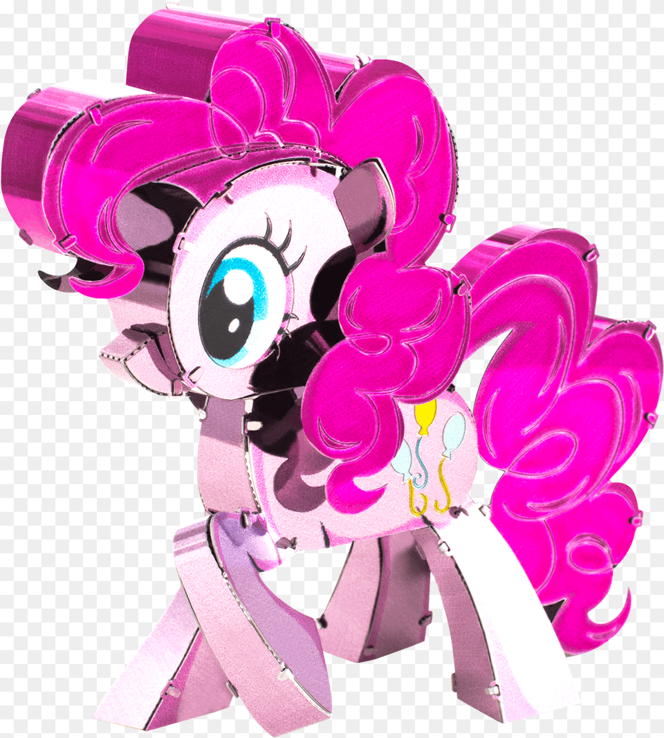 Metal Earth My Little Pony Pinkie Pie, Purple, Baby, Person, Art Png Image