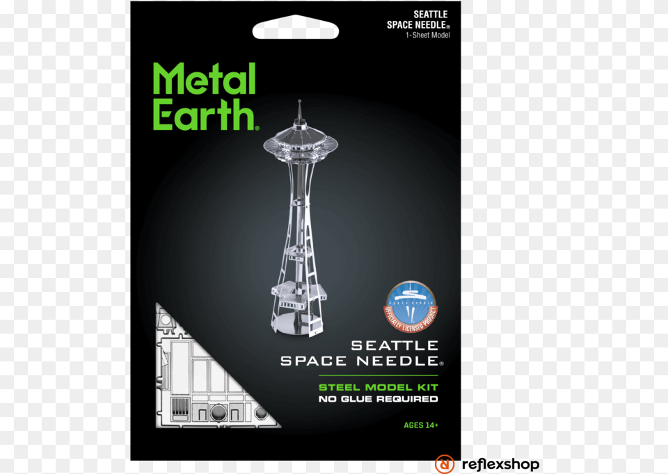 Metal Earth Space Needle Torony Wiea Eiffla Do Skadania, Advertisement, Poster Free Png