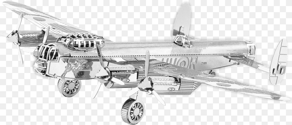Metal Earth Vehicles Avri Lancaster Bomber Metal Earth Landcaster Bomber, Aircraft, Airplane, Transportation, Vehicle Png