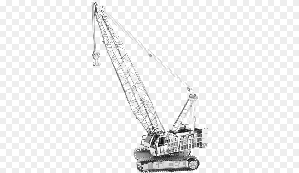 Metal Earth Vehicles Crawler Crane Metal Earth Crane, Construction, Construction Crane, Device, Grass Free Png Download