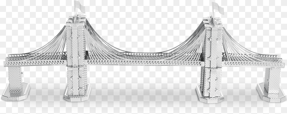 Metal Earthe Architecture Brooklyn Bridge Model Free Transparent Png