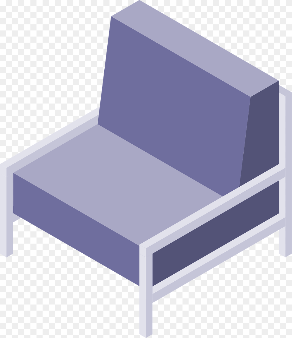 Metal Framed Blue Chair Clipart, Furniture, Bed Png