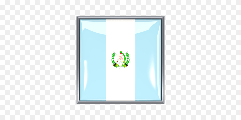Metal Framed Square Icon Illustration Of Flag Of Guatemala, Computer Hardware, Electronics, Hardware, Logo Free Transparent Png