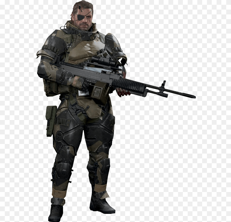 Metal Gear Big Boss Metal Gear Solid Render, Weapon, Gun, Rifle, Firearm Free Png Download