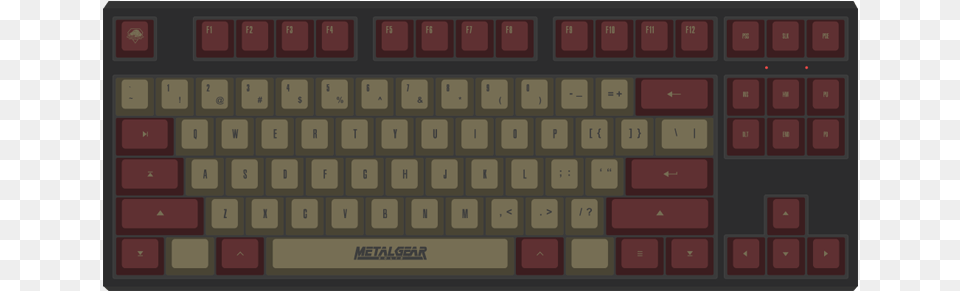 Metal Gear By Afterdark 87 Key Custom Mechanical Keyboard, Computer, Computer Hardware, Computer Keyboard, Electronics Free Png Download