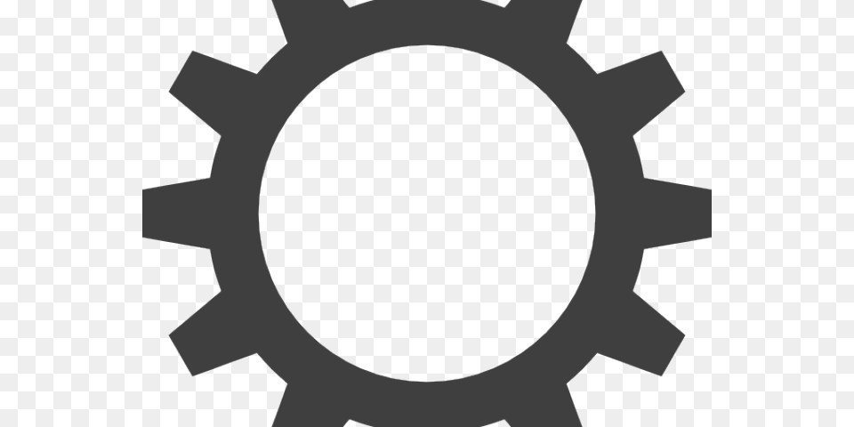 Metal Gear Clipart Silhouette Cogwheel Green, Machine Png