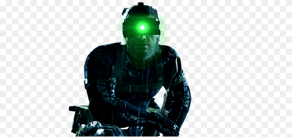 Metal Gear Image Sitting, Green, Lighting, Adult, Light Png
