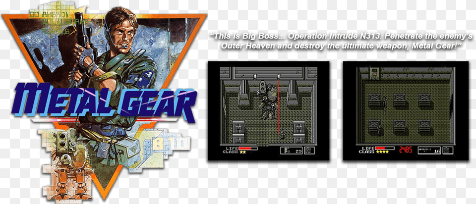 Metal Gear Nes, Adult, Male, Man, Person Free Png Download