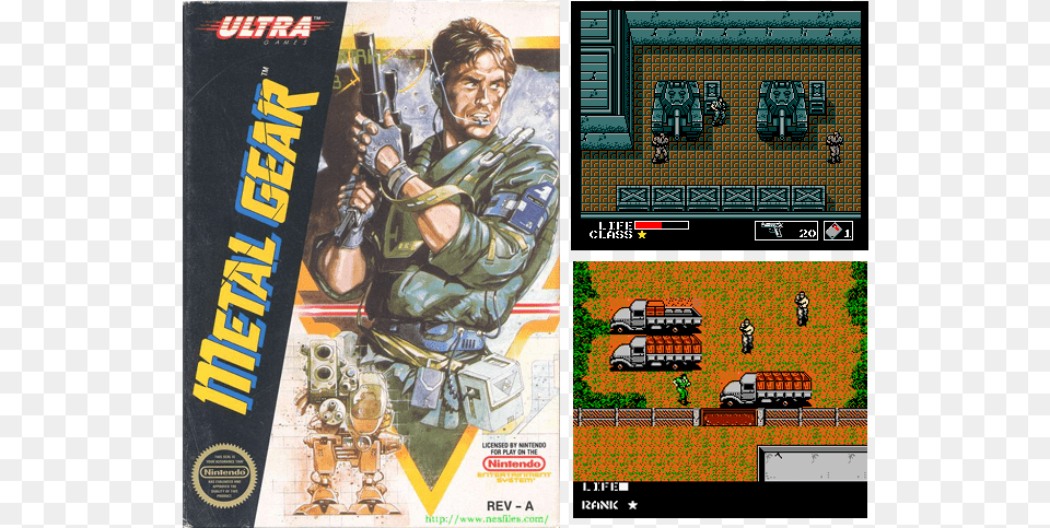 Metal Gear Sol Metal Gear Nes Cover, Adult, Person, Man, Male Free Transparent Png