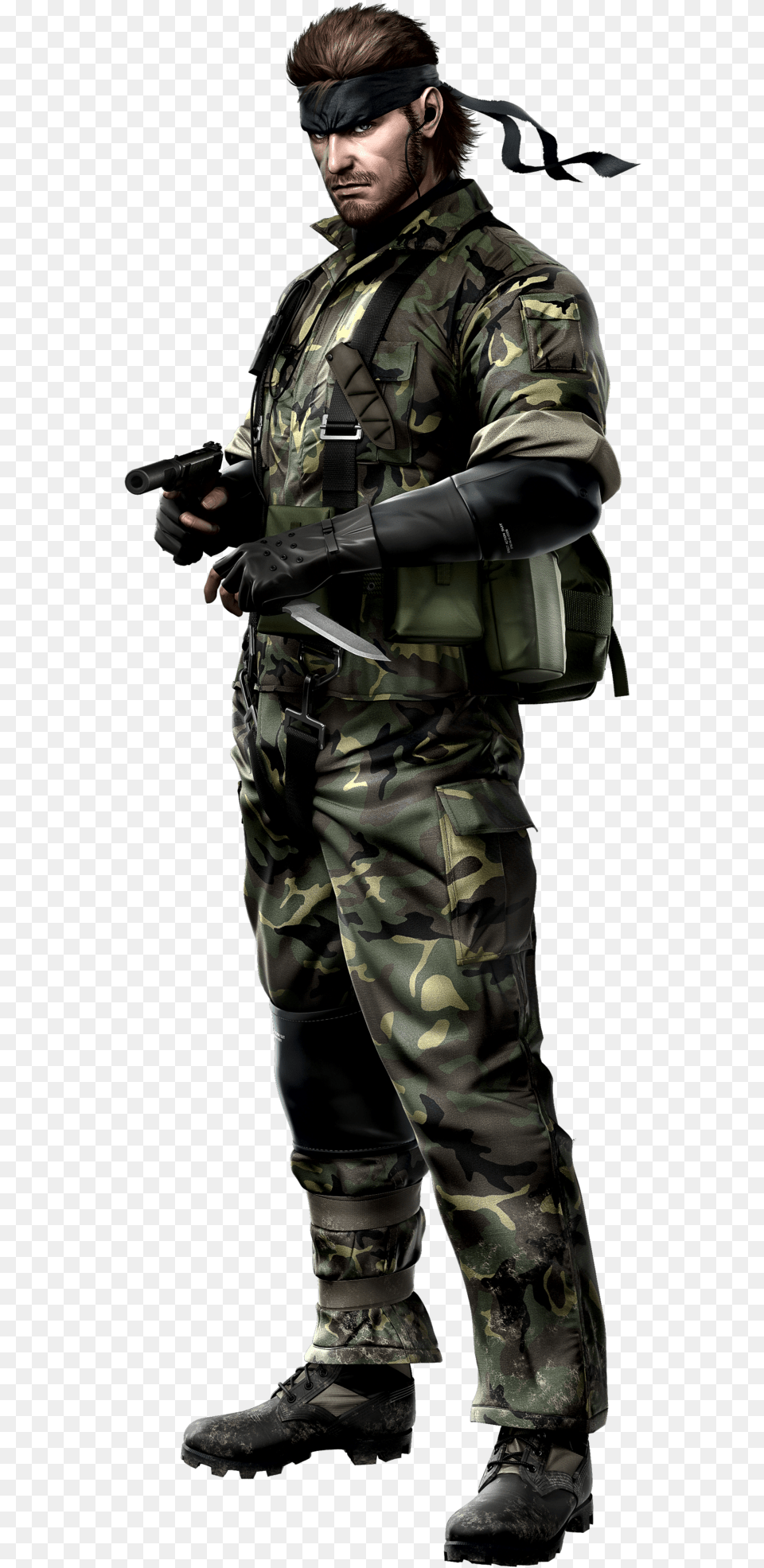 Metal Gear Solid 3 Snake Eater Metal Gear Solid 3 Snake Eater Snake, Military Uniform, Military, Soldier, Person Free Transparent Png