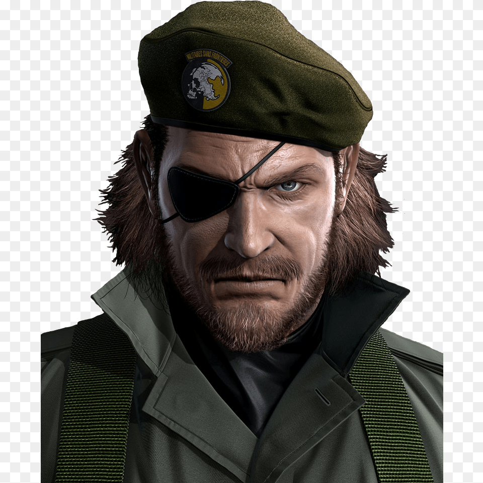 Metal Gear Solid 5 Big Boss Metal Gear Solid Peace Walker, Male, Man, Photography, Head Png Image