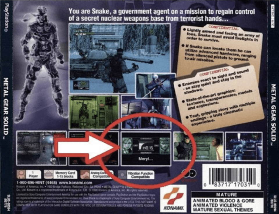 Metal Gear Solid Back Of Box, Adult, Wedding, Person, Woman Png