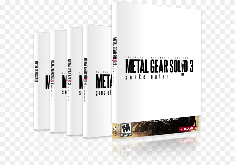 Metal Gear Solid Box Covers Book Cover, Publication Png