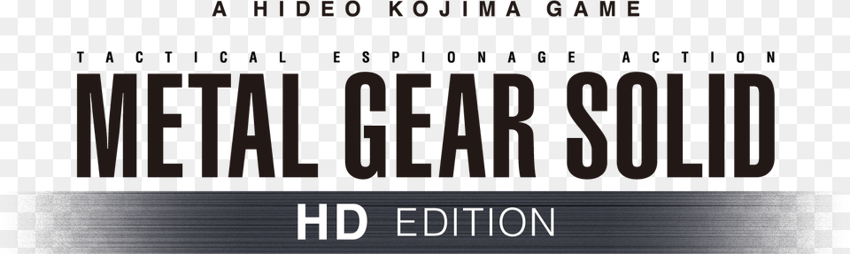 Metal Gear Solid Hd Collection Logo Metal Gear Solid, Text, Computer Hardware, Electronics, Hardware Free Transparent Png