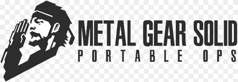 Metal Gear Solid Portable Ops Title, Adult, Male, Man, Person Free Transparent Png