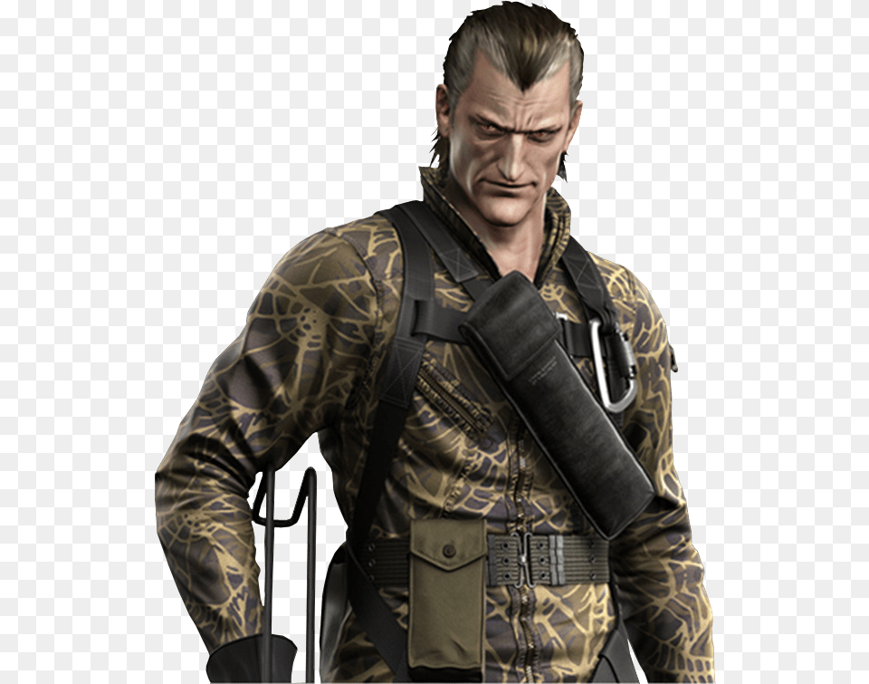 Metal Gear Solid Snake Eater Big Boss, Male, Adult, Person, Man Free Transparent Png