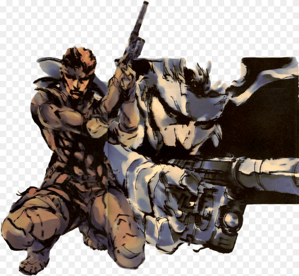 Metal Gear Solid Solid Snakehideo, Adult, Male, Man, Person Free Png Download