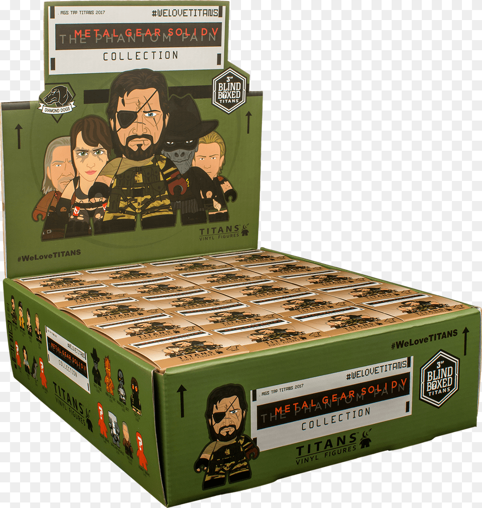 Metal Gear Solid Trading Figure The Phantom Pain Collection, Book, Publication, Person, Baby Png Image