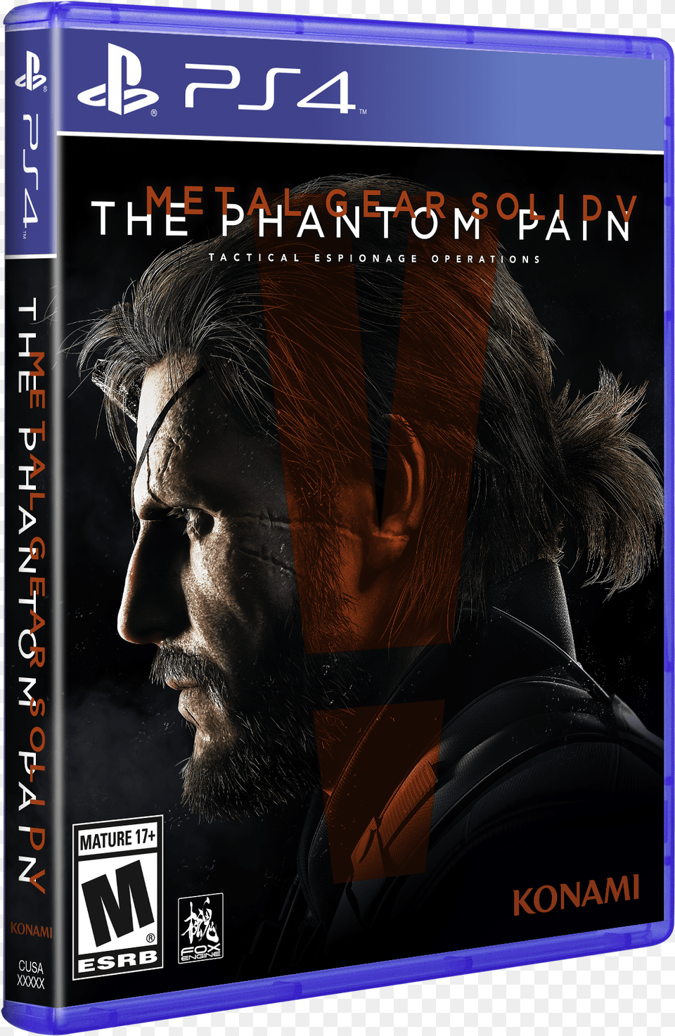 Metal Gear Solid V Konami Metal Gear Solid V The Phantom Pain Playstation, Book, Publication, Adult, Male Free Png Download