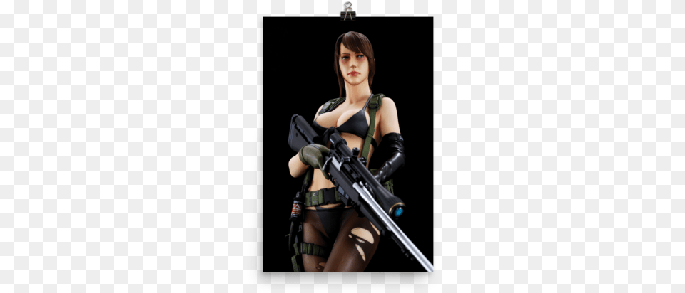 Metal Gear Solid V Pinup, Clothing, Costume, Firearm, Person Free Png