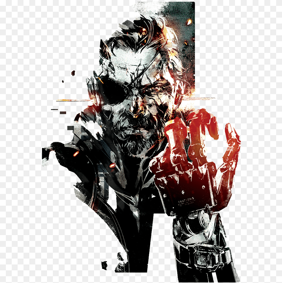 Metal Gear Solid V The Phantom Pain Art Download Metal Gear Solid 5 The Phantom Pain Art, Adult, Male, Man, Person Free Png