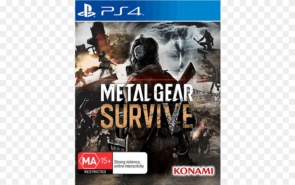 Metal Gear Survive, Advertisement, Poster, Adult, Person Free Png Download