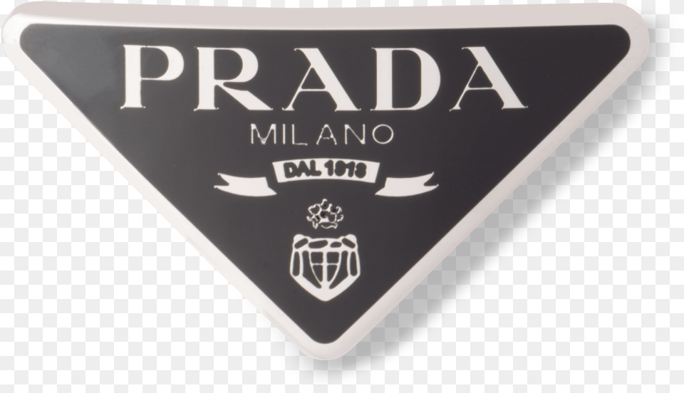 Metal Hair Clip Prada Logo, Badge, Symbol, Emblem Free Transparent Png