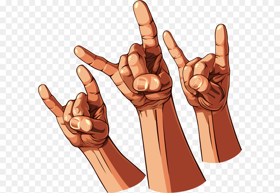 Metal Hands Heavy Metal Hand, Body Part, Finger, Person Free Png Download
