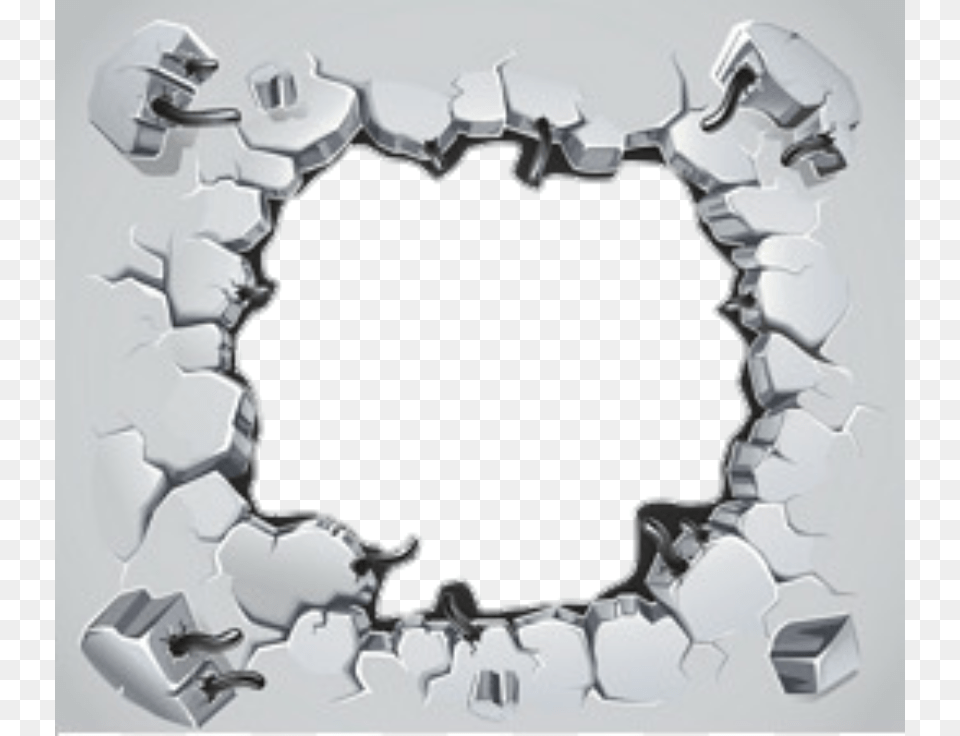 Metal Hole Cracked Cracking Cracks Ground Overlay Wall Damage, Chess, Game Png