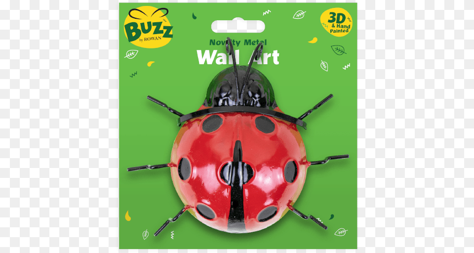 Metal Ladybird Wall Art Ladybug, Advertisement, Animal Free Transparent Png