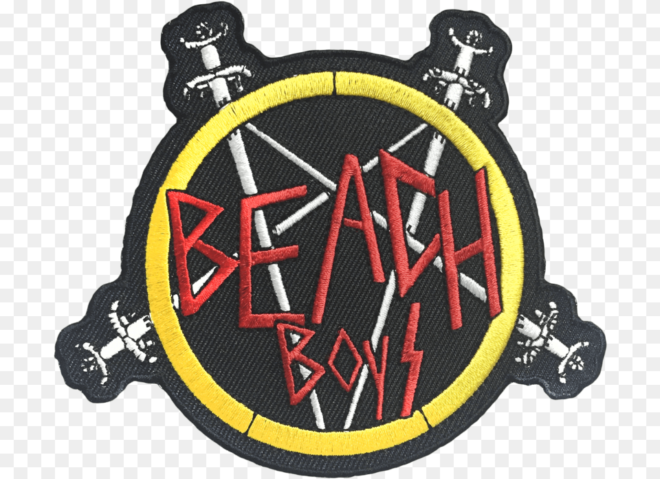 Metal Mash Up Slayer Beach Boys Patch Slayer, Badge, Logo, Symbol Free Png Download