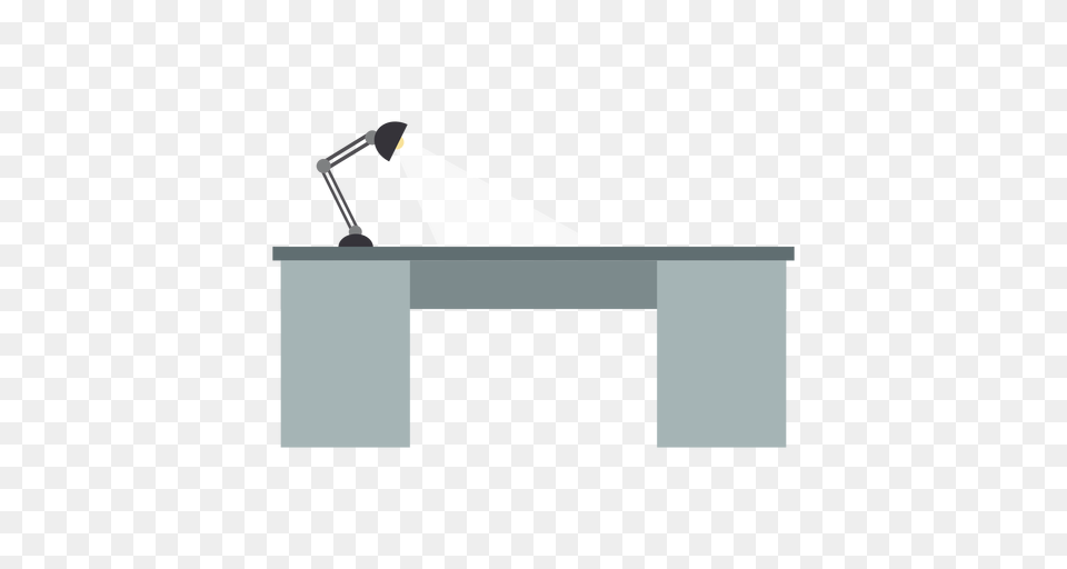 Metal Office Desk Clipart, Furniture, Lighting, Table, Reception Free Png Download