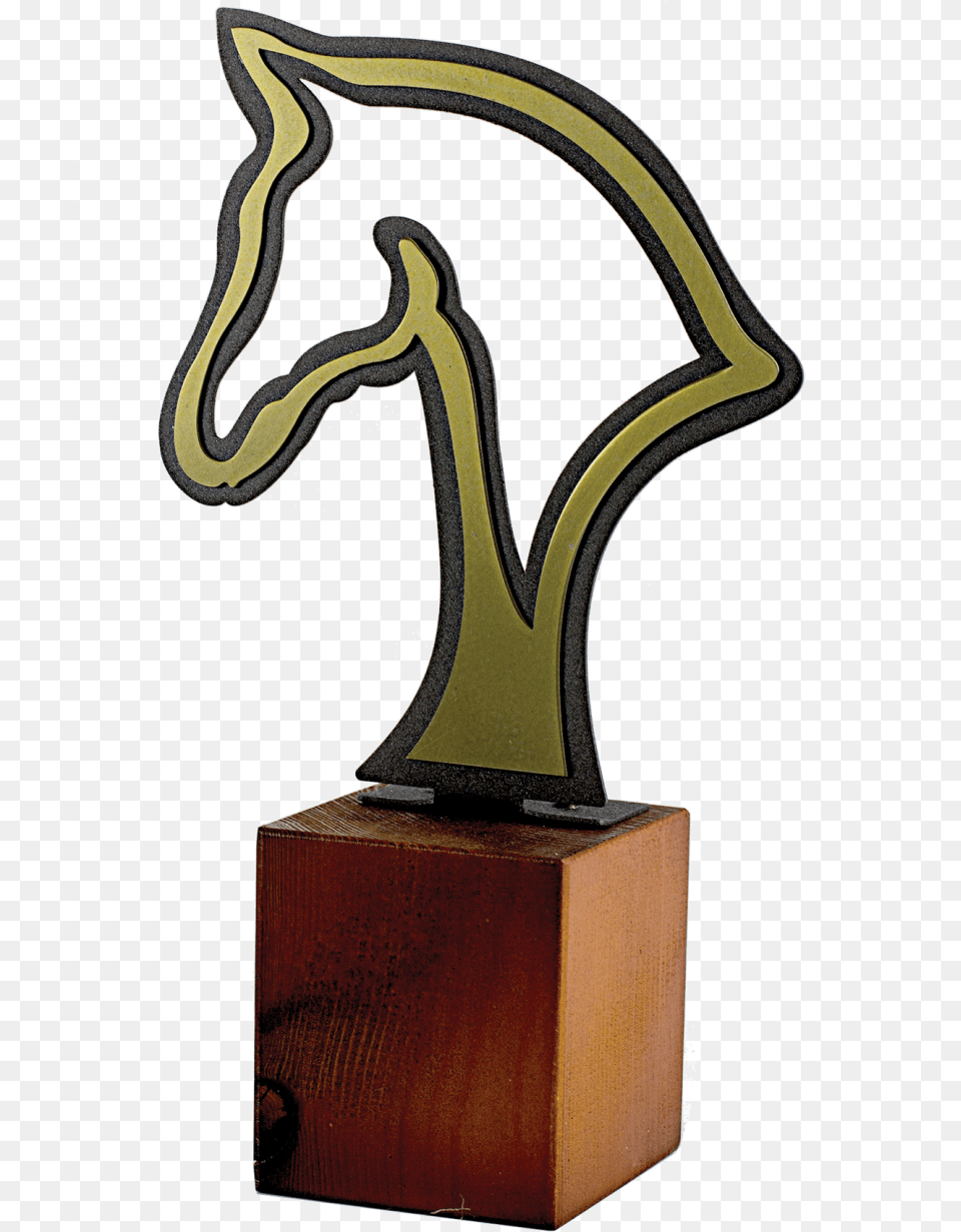 Metal Silhouette Horse Head Trophy Trophy Horse Free Transparent Png