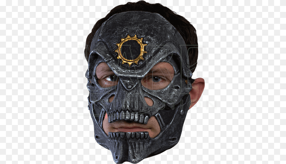 Metal Skull Trophy Mask Epic Effect Trophenmaske Metallschdel, Adult, Female, Person, Woman Free Transparent Png