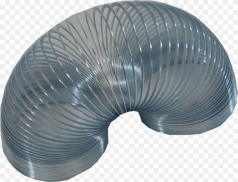 Metal Slinky Vase, Coil, Spiral, Aluminium Png