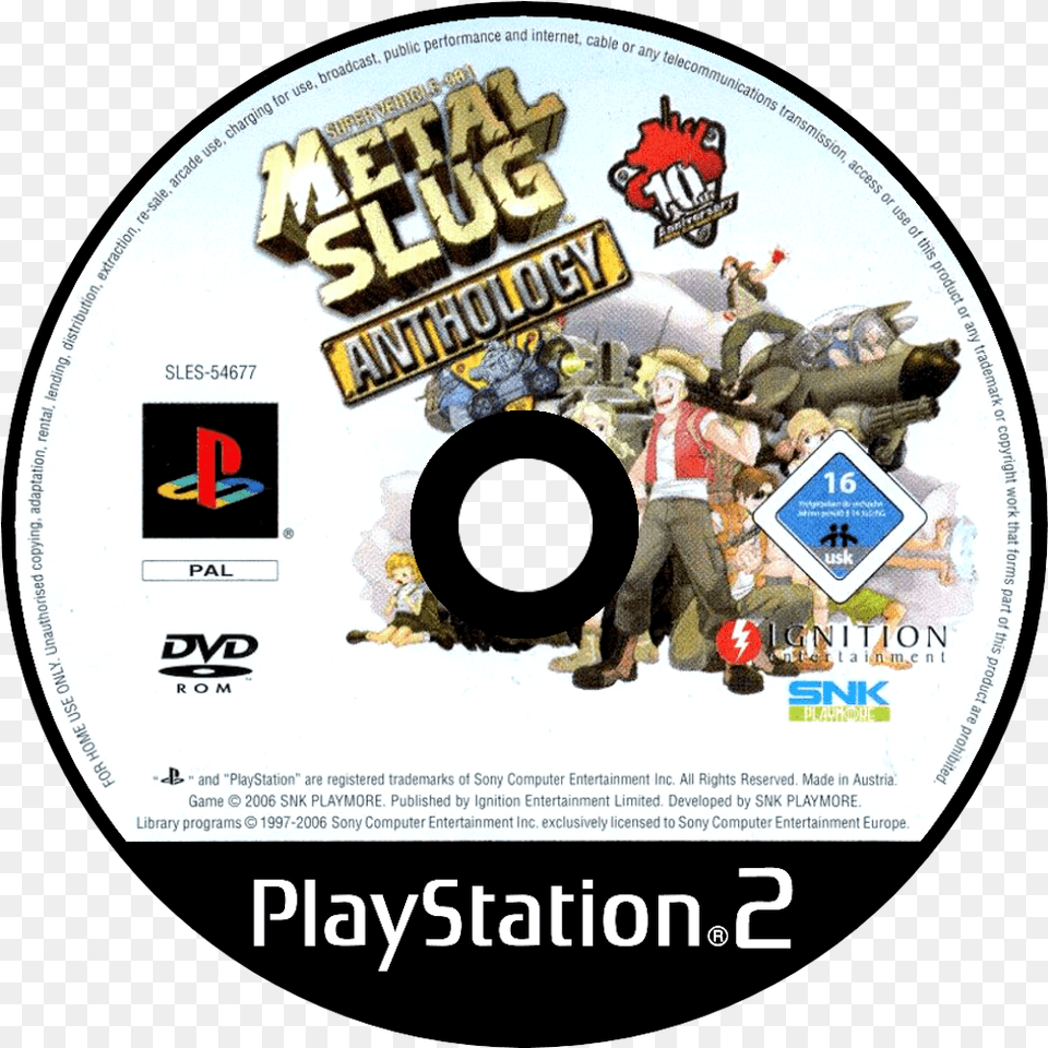 Metal Slug Anthology Details Launchbox Games Database Persona 4 Ps2 Dvd, Disk, Adult, Female, Person Png