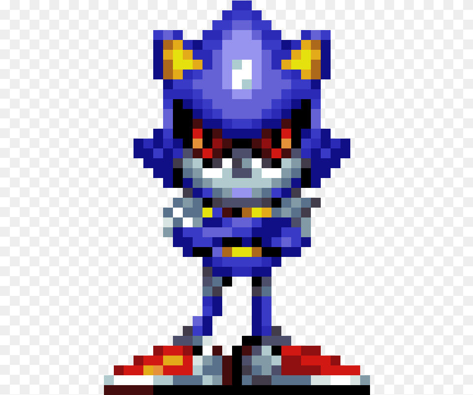 Metal Sonic 16 Bit Free Png