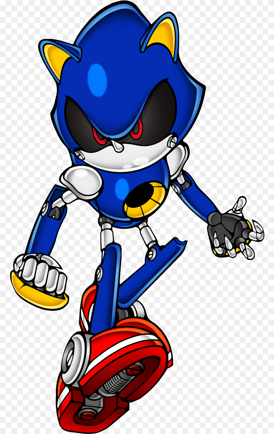 Metal Sonic Artwork Only By Envy The Hedgehog D351sap Metal Sonic, Baby, Person Free Png Download