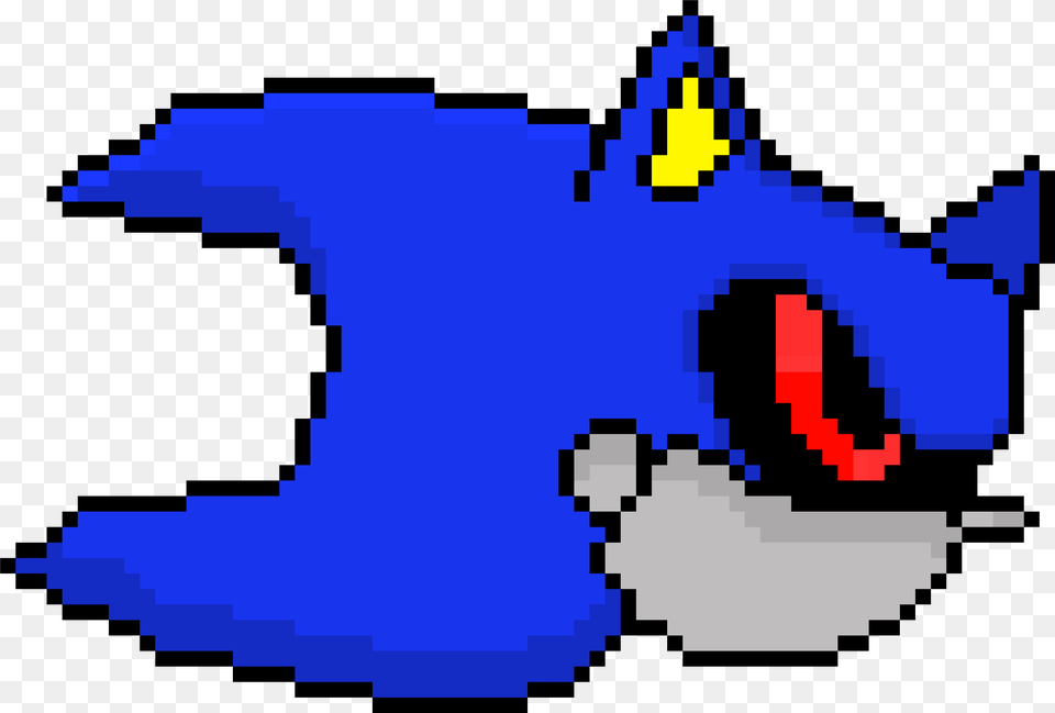 Metal Sonic Face By Underpixel Sonic The Hedgehog, Animal, Bird, Jay Png