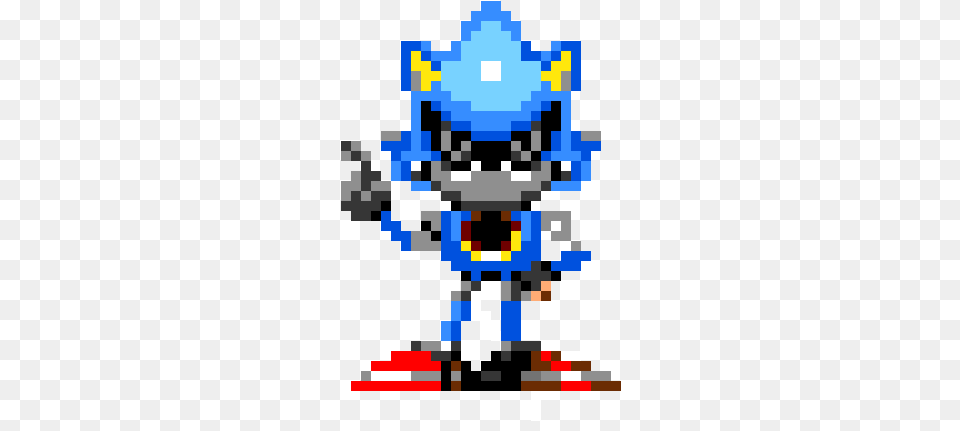 Metal Sonic Metal Sonic Pixel Free Transparent Png