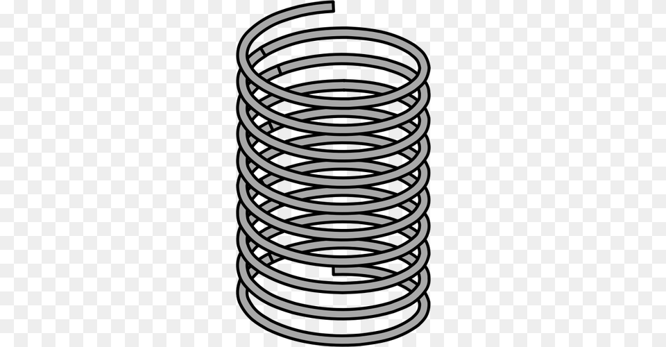Metal Spring Vector Drawing, Coil, Spiral, Ammunition, Grenade Free Png Download