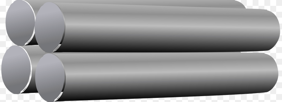 Metal Tubes Clipart, Cylinder, Steel Free Png Download