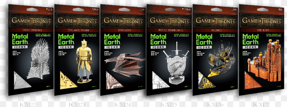 Metalearth Game Of Thrones Game Of Thrones Metal Earth Models, Book, Publication, Person, Scoreboard Free Png