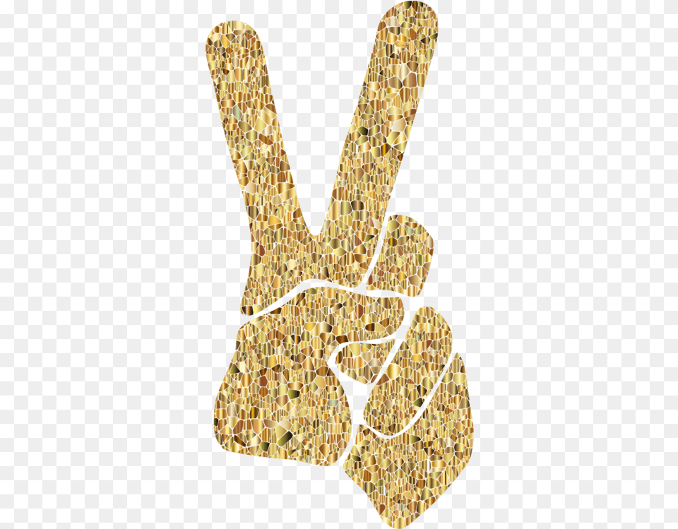 Metalfashion Accessoryglitter Clipart Royalty Peace Sign With Fingers Background, Smoke Pipe, Clothing, Glove Free Transparent Png