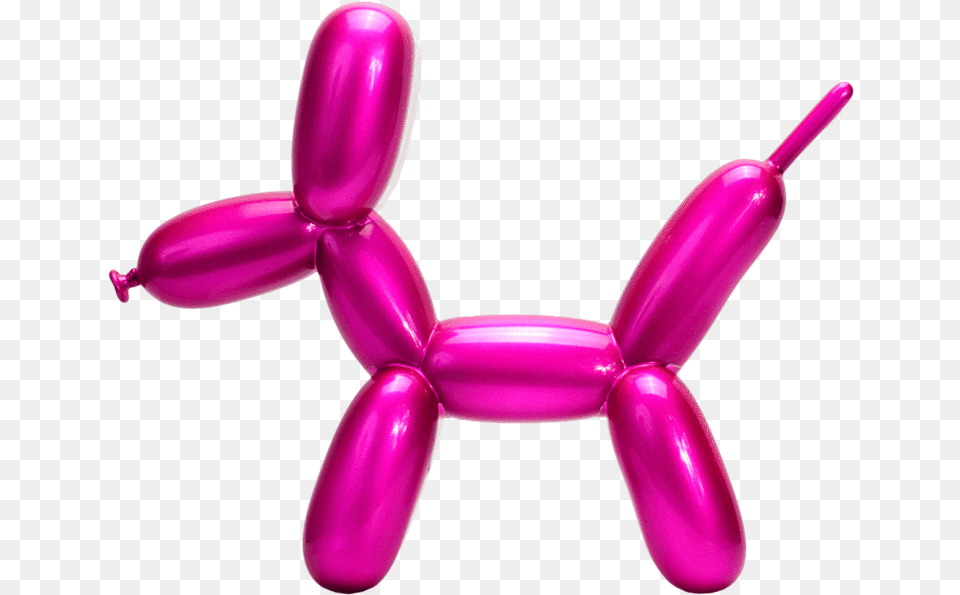 Metallic Balloon Dog Funny Anatomy Pink Balloon Dog, Purple, Appliance, Ceiling Fan, Device Free Png