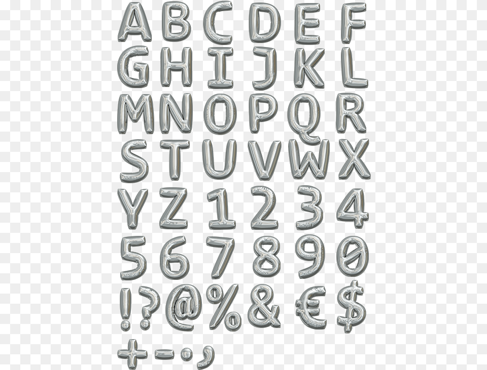 Metallic Balloon Font, Text, Alphabet, Chandelier, Lamp Free Png