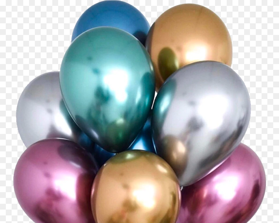 Metallic Balloons, Balloon, Accessories, Egg, Food Free Transparent Png