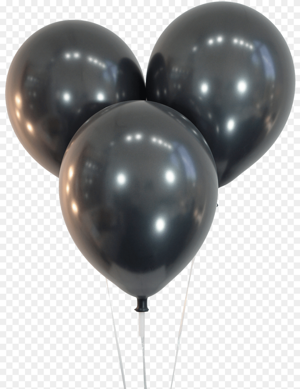 Metallic Black Balloons Black Metallic Balloons, Balloon Free Png