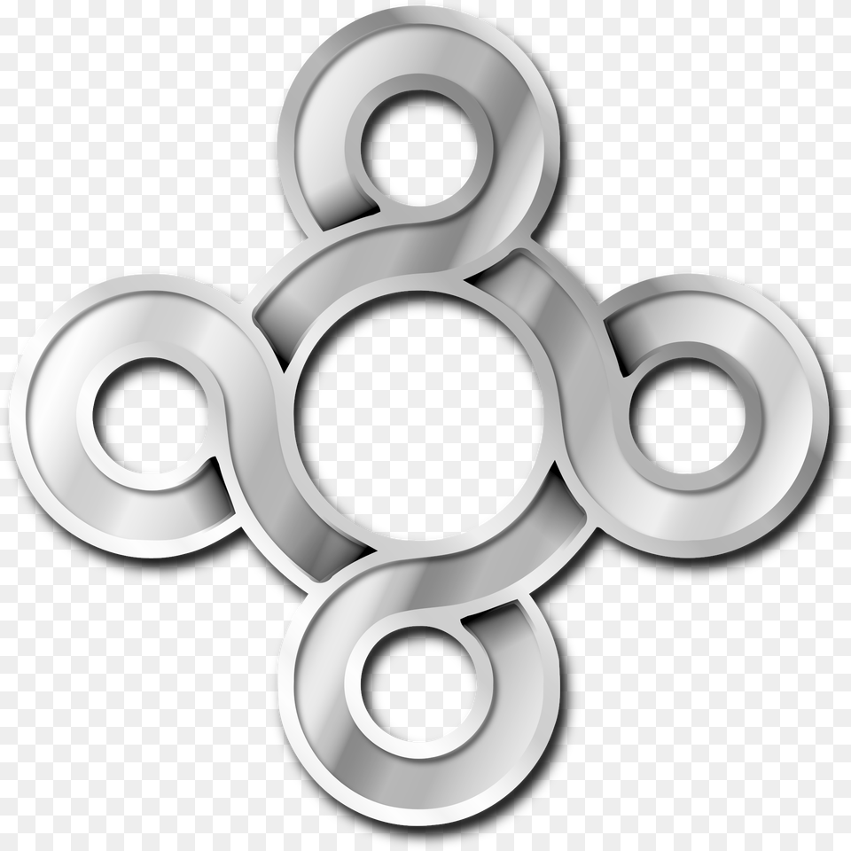 Metallic Circle Clip Metallic Free Transparent Png
